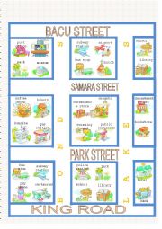 English Worksheet: Places