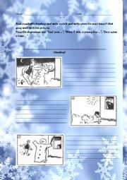 English Worksheet: Picture Story 