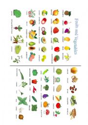FRUIT AND VEGETABLES