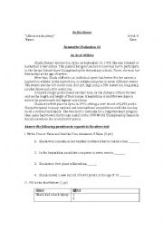English Worksheet: Sports