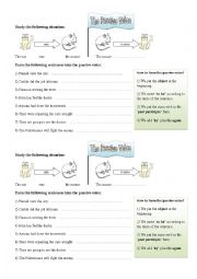 English Worksheet: passive voice