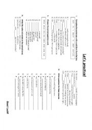 English Worksheet: Review