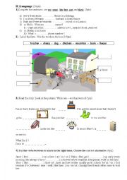English Worksheet: Mid term test 2 7th form (part2)