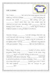 English Worksheet: Present Simple Passive vs Past Simple Passive Verb Cloze