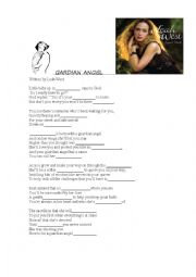 English Worksheet: Gardian Angel by Leah West