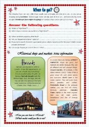 English Worksheet: SHOPPING IN THE UK