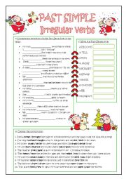 English Worksheet: PAST SIMPLE Irregular verbs