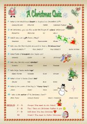 A Christmas Quiz