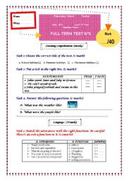 Full-Term Test N3