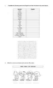English Worksheet: weather