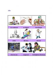 English Worksheet: jobs