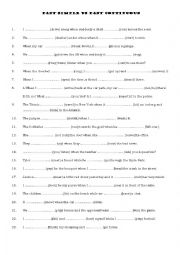 PAST SIMPLE vs PAST CONTINUOUS