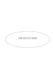 English Worksheet: The Ducks Wish