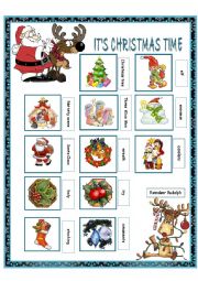 English Worksheet: Christmas