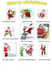 English Worksheet: merry christmas