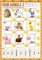 FARM ANIMALS 2 - MATCHING