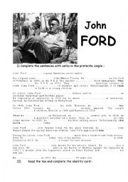 English Worksheet: John Ford: a biography