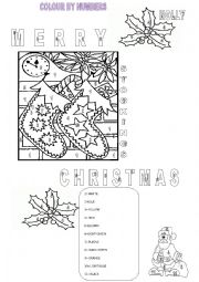 English Worksheet: CHRISTMAS FUN