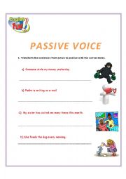 PASSIVE VOICE EXERCISES