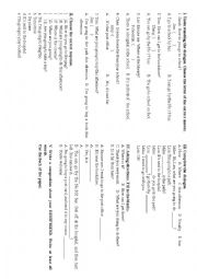 English Worksheet: Daily conversation 