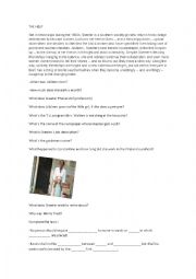 English Worksheet: The help film worksheet