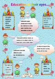 English Worksheet: PROVERBS ABOUT SCHOOL AND EDUCATION