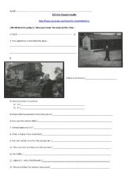 English Worksheet: Psycho trailer: test.