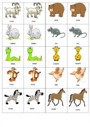 Animal Memory game 3