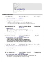 Examples of  CV