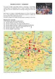 English Worksheet: Filming London Project #0 - Workshop