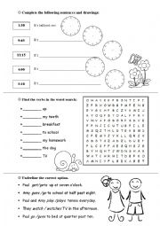 English Worksheet: Treasure Hunt 2nd Junior