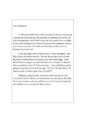 English Worksheet: English test