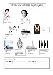 English Worksheet: who which where when