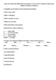 English Worksheet: atila