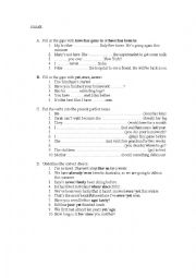 English Worksheet: present perfect tense
