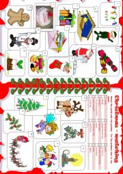 English Worksheet: CHRISTMAS - matching