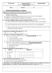 English Worksheet: overall