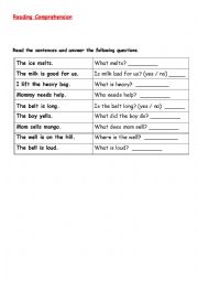 Reading Comprehension