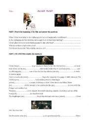 English Worksheet: OLIVER TWIST