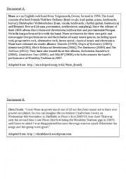 English Worksheet: Written comprehension part 1