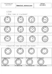 English Worksheet: remedial exercises