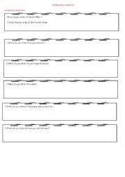 English Worksheet: expressing opinions