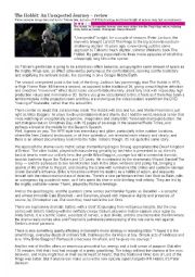 English Worksheet: The Hobbit