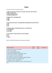 English Worksheet: texting and sms language