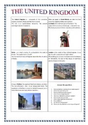 English Worksheet: THE UNITED KINGDOM