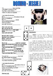 English Worksheet: Domino by Jessie J