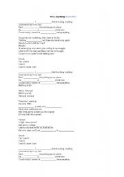 English worksheet: Song Class - Bruno Mars: The Lazy Song