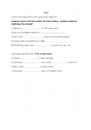 English Worksheet: personal qualities