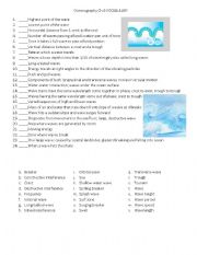 English Worksheet: Oceans Wave Vocab