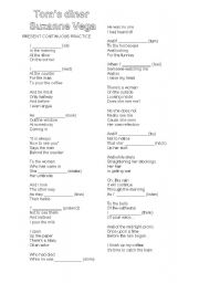 English Worksheet: Toms diner by  Suzanne Vega